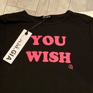 I AM GIA YOU WISH TEE SIZE XL